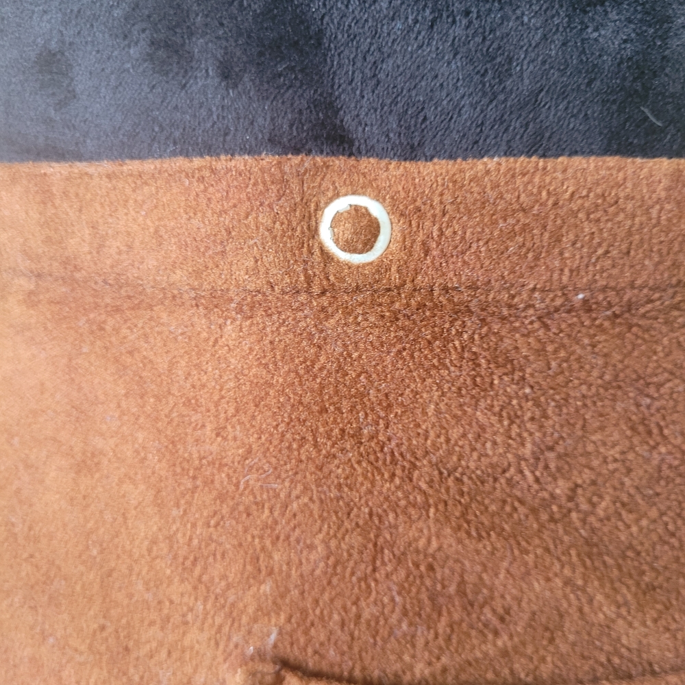 True Vintage 60s Burnt Orange Mens Wrap Around Towel/t133 - Picture 4 of 11